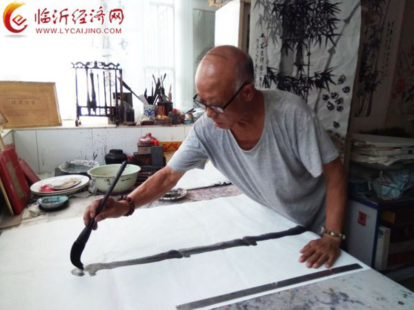 “翰墨谱华章 丹青颂伟业”--记书画并进 德艺双修书画家吴步义 
